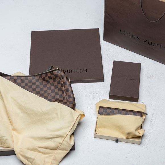 Damier Ebene Portobello PM & Ebene Sarah Wallet NM - Picture 2 of 8